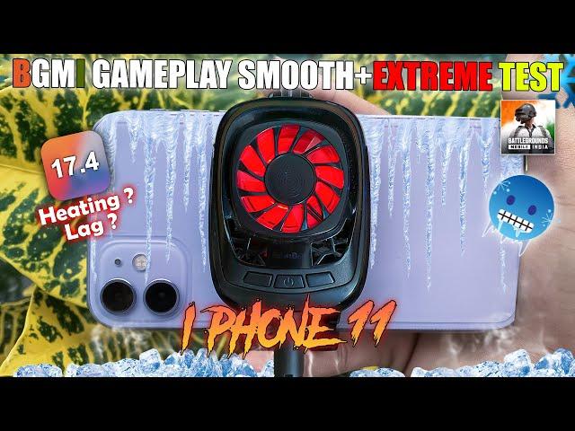 iPhone 11 With SpinBot Gaming Cooler  Balance + Extreme Gameplay !! Blaster Boy Rishu