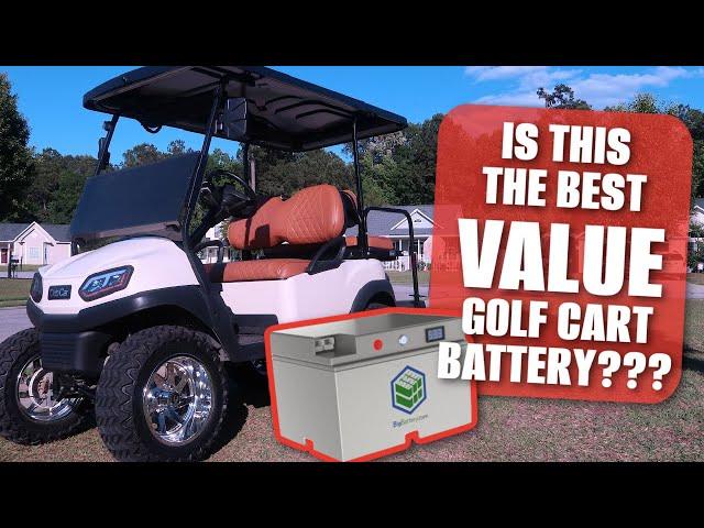 Big Battery $1500 48v Golf Cart Lithium Battery Range Test | This Is The Best VALUE Upgrade!