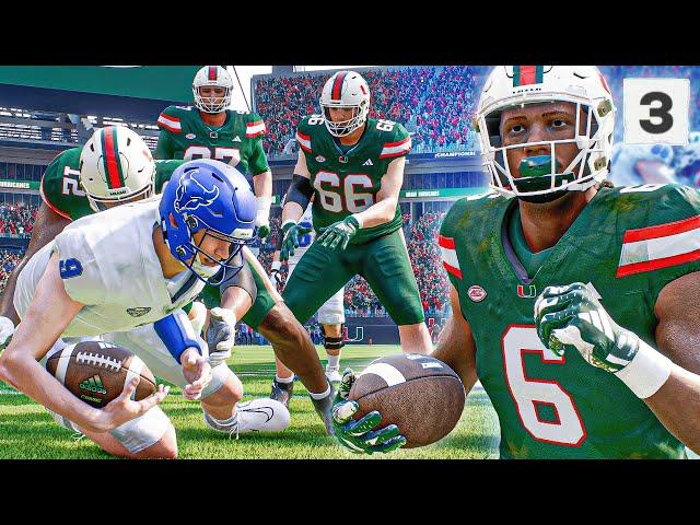 Zero Star Team Takes on #3 Miami... College Football 25 Dynasty | Ep.16