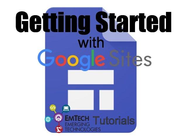 Create a Google  Site