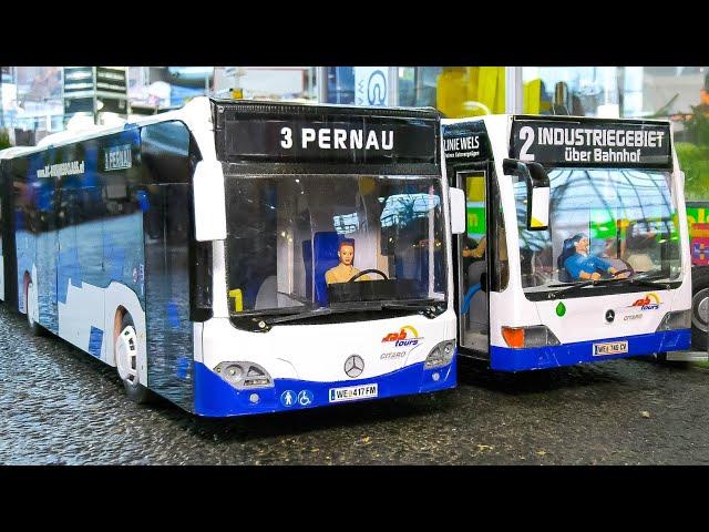 GREAT RC BUS SPECIAL!! MEGA RC MODEL BUS COLLECTION!! RC MAN, IKARUS, RC BUS MERCEDES-BENZ, VW BULLI