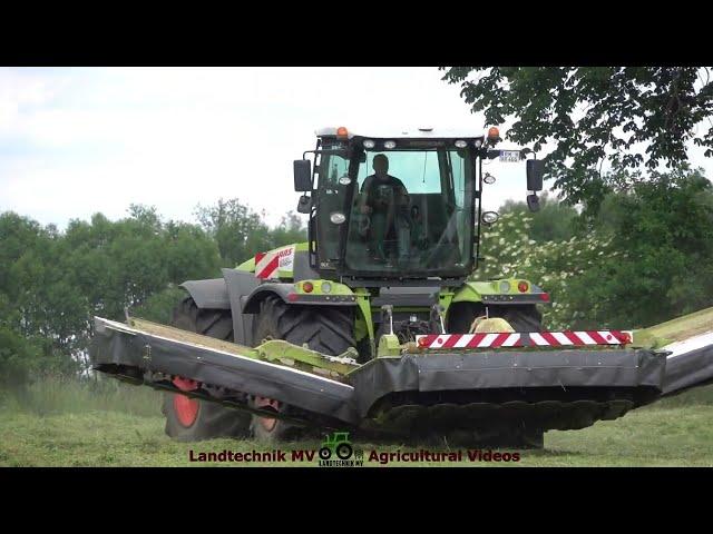 Claas Xerion / Gras Mähen - Cutting Gras  2022  pt.1