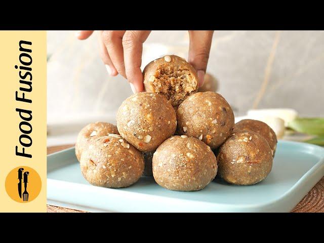 Immunity Booster Atta Gond ke Laddu (No sugar) - Winter Special Recipe by Food Fusion