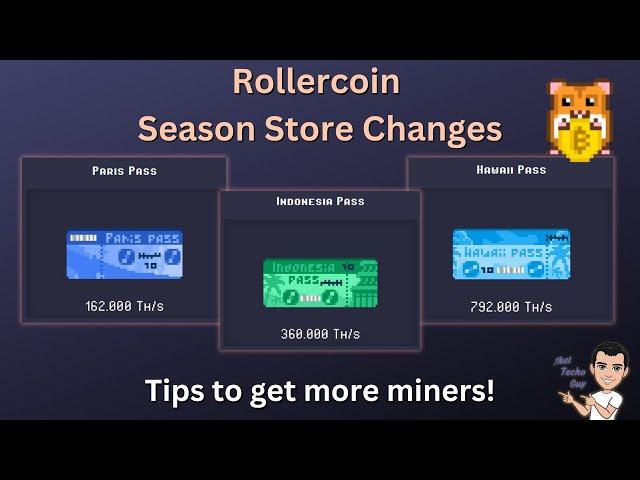 Rollercoin Sesaon 9 | Season Store Changes and Tips