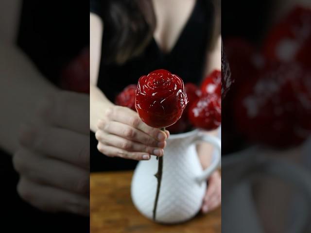 Red Rose Candy Apples  VLOGTOBER DAY 16 #baking