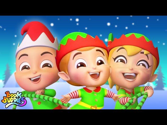 Five Little Elves, Christmas Number Song & Nursery Rhymes for Kids