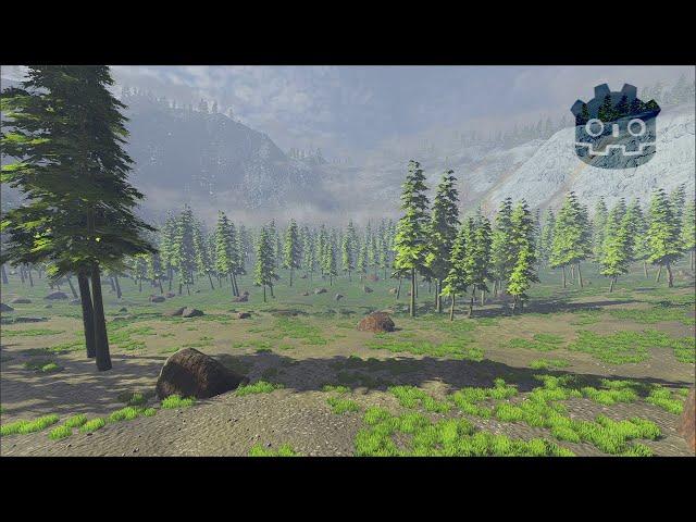 Terrain tutorial Godot - Mountain Lake