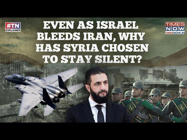 IDF Lion Mauls Iran: What's Behind Syria's Silence As Arab World Slams Israel? Al Sharaa's Big Move?