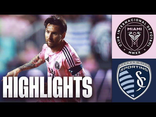 Inter Miami vs. Sporting Kansas City Highlights | CONCACAF Champions Cup | FOX Soccer