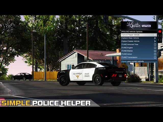 Simple Police Helper Menu installing | LSPD:FR mods