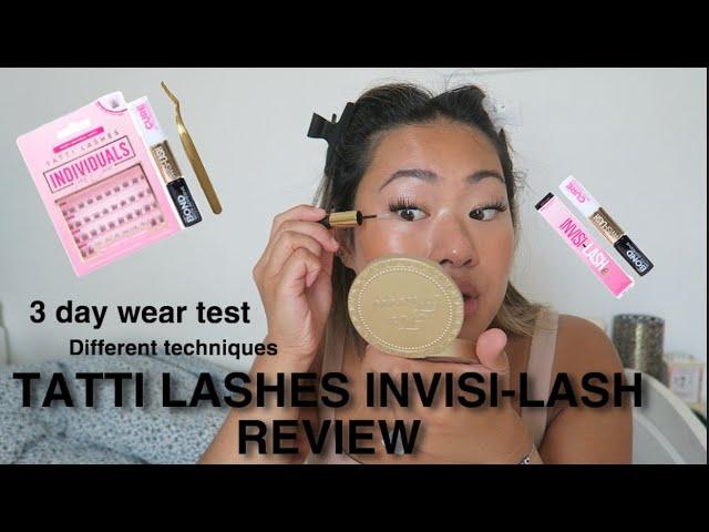 Updated Tatti Lashes Invisi-lash Review | Different lashes | 3 Day Test