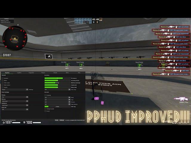 PPHUD CSGO CHEAT/HACK [Rage, Legit, Skins] dll+Config | download in desc.