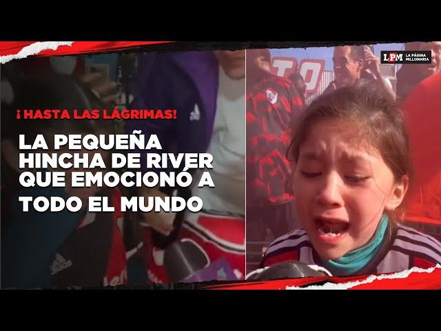 Maylen, la pequeña hincha de River que emocionó a todos