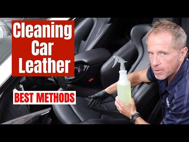 Cleaning Car Leather: BEST methods for professional results