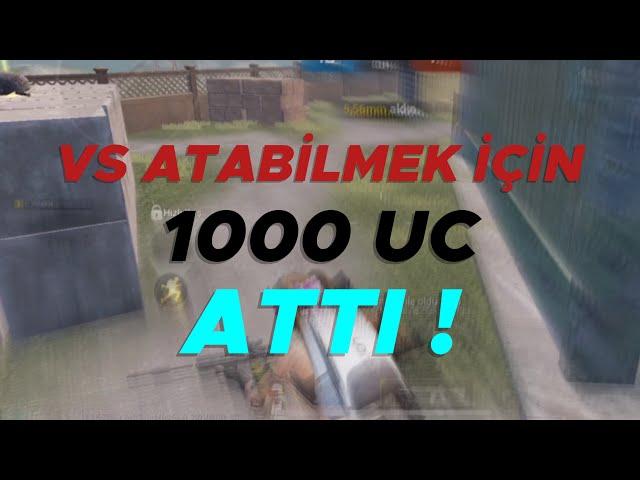 VS ATMAM İÇİN 1000 UC ATTI ! - İPHONE 11 - PUBG MOBİLE