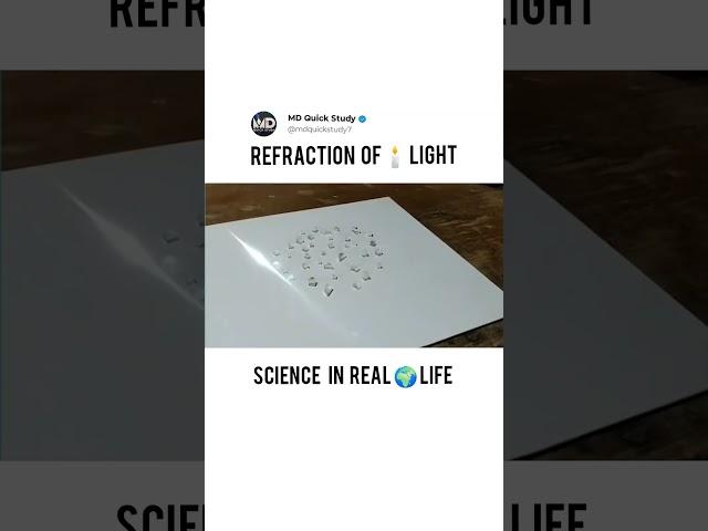 Refraction of Light | Science Experiment #science #experiment #light #reflection