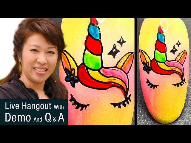 LIVE. Stream Hangout Weekly Q & A Demo SheModern Creative Nail Arts with Tips and Tricks Sharing
