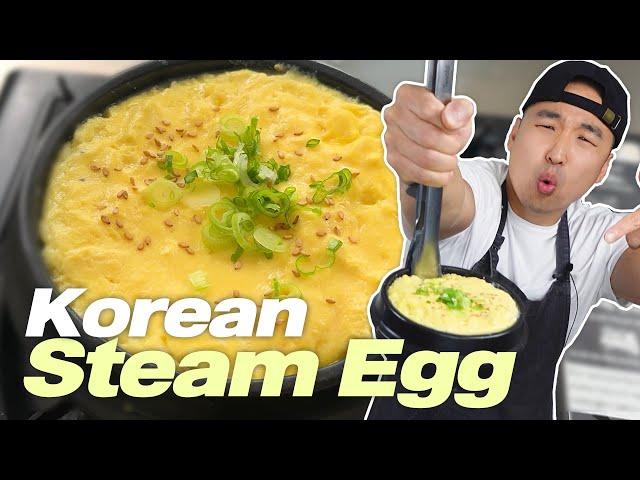 Fluffy Korean Steamed Eggs in Two Ways | Gyeran Jjim