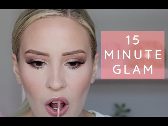 EASY 15 Minute Glam Makeup | Merrie Makeup Artist