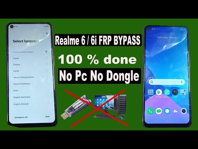 Realme 6 Frp Bypass | Realme 6i Frp unlock | All realme mobile unlock trick 2023