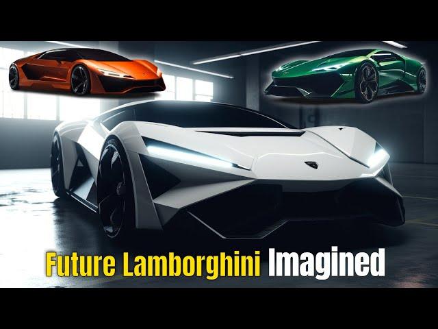 Future Lamborghini Concept Electric Cars Rendered By DPCcars