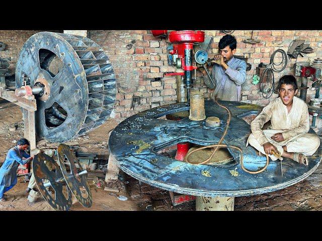 How to Make a Wheel for a Bricks Making Machine.