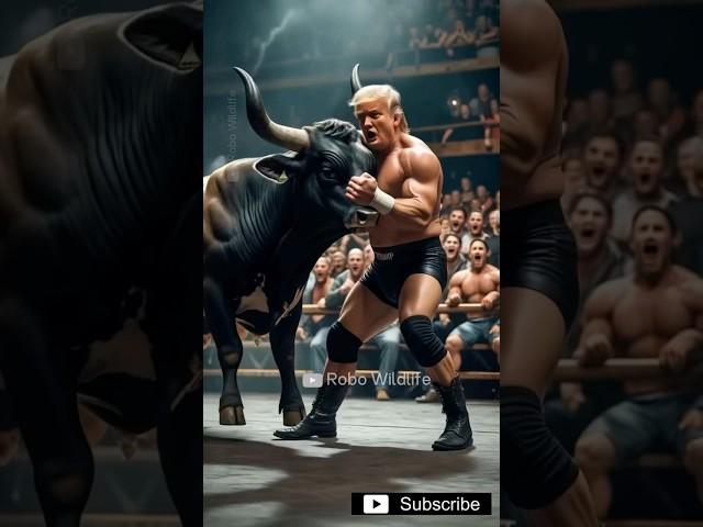 Donald Trump fight with Black Bill #shorts #trump #wrestling