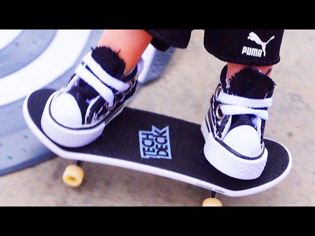 Finger Skateboard | Tech Deck World Tour Square Robert - Bajac | Finger Boarding | Flick Trix