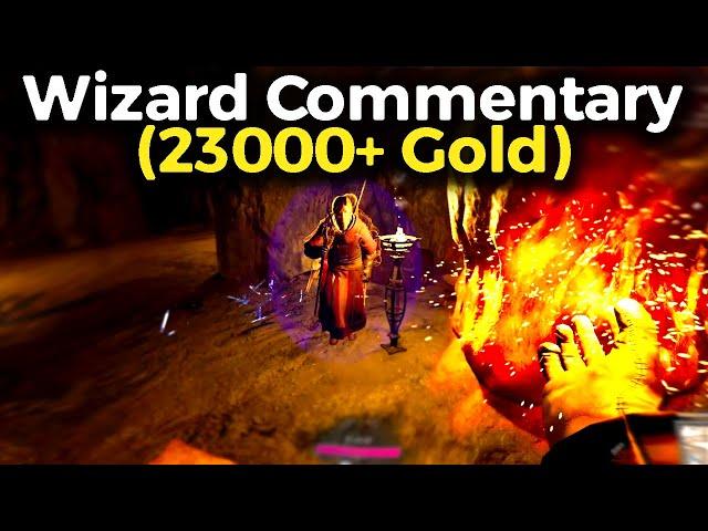 SOLO WIZARD COMMENTARY (124+ Gear Goblin Caves) - Dark and Darker Gameplay