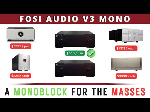 Fosi Audio V3 Mono Review + Sound Test + What is a Monoblock Amplifier?