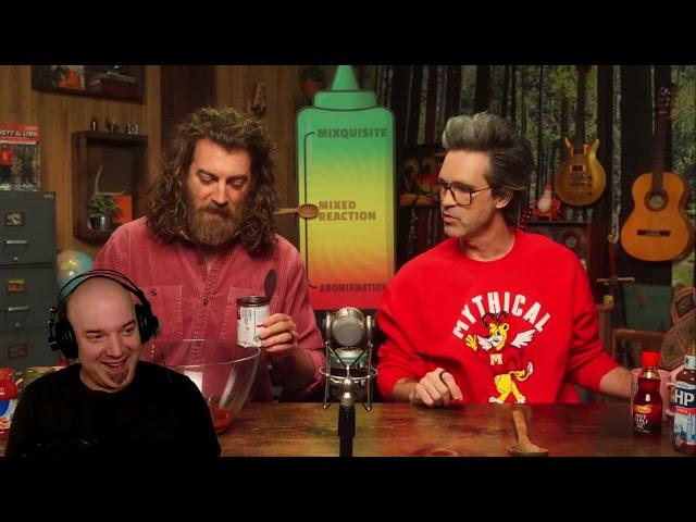 Mixing EVERY SAUCE Together into an AWESOME SAUCE by Good Mythical Morning Taste Test | DG REACTS