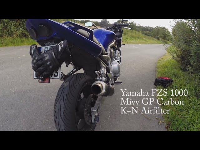 Yamaha FZS 1000 Mivv GP Soundcheck + Flyby | HQ Sound