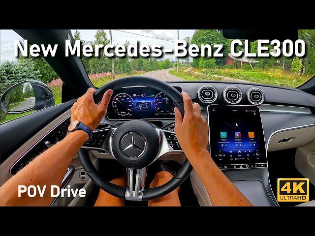 The New Mercedes-Benz CLE300 4Matic POV Drive