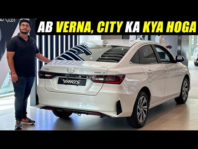 Toyota’s New ₹ 12 lakh Car - Verna, City Killer | Toyota Yaris 2024