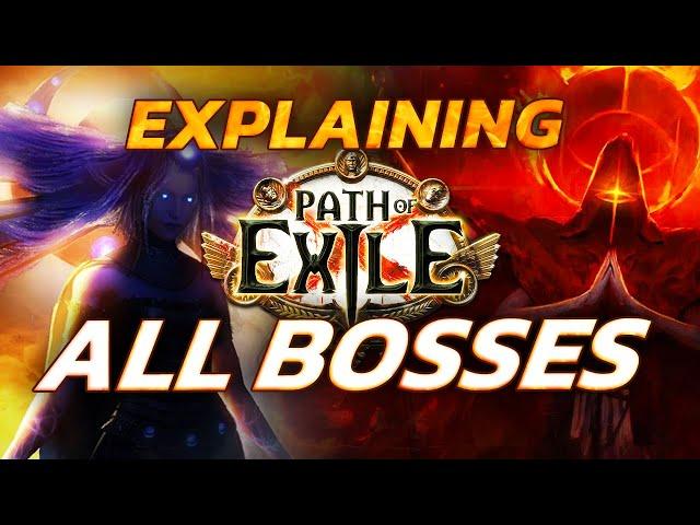 EVERY Main Boss in PoE Explained in under 2 minutes