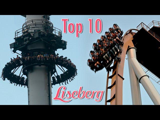 Top 10 Liseberg attraktioner - 2022 - Top 10 Liseberg rides