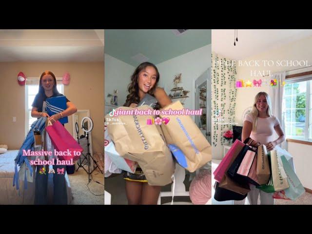 Back to school haul - TikTok compilation