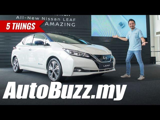 Nissan LEAF 100% electric car, 5 Things - AutoBuzz.my