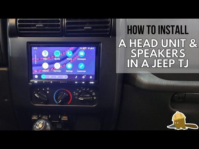 How to Install a Double DIN Head Unit and Speakers in a Jeep TJ