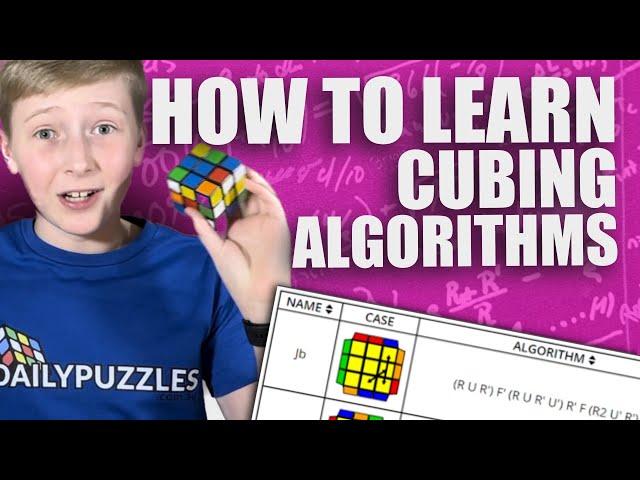 How to Learn Rubik's Cube Algorithms (The Easiest Way)