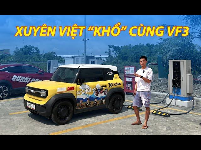 Xế Cộng mang Vinfast VF3 đi xuyên Việt ngày 1: nhiều bỡ ngỡ