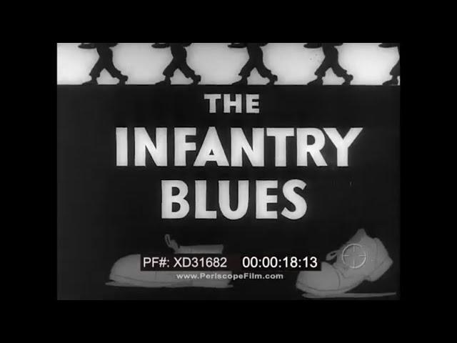 " THE INFANTRY BLUES "  1943 PRIVATE SNAFU CARTOON   WARNER BROS.  DIR. CHUCK JONES  XD31682