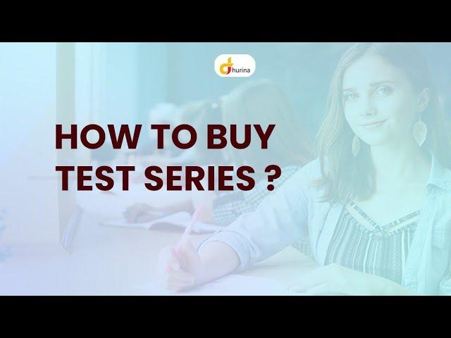 How to buy Test Series from Dhurina App for Competitive Exams