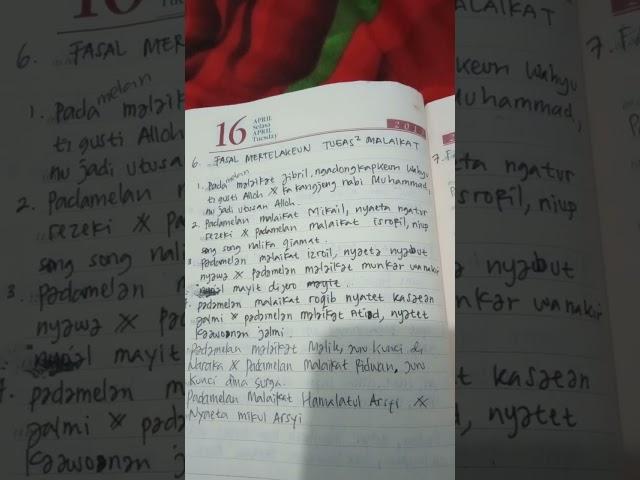 Pasal mertelakeun Tugas-Tugas Malaikat @Ansor86