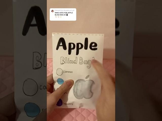 apple blind bag 2 #apple #papercraft #blindbag #craft #diy #papersquishy #asmr #kpop #sanrio