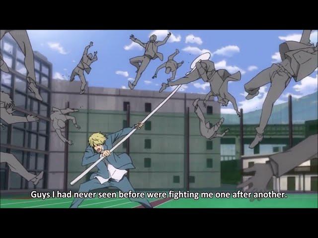 Durarara!! - Shizuo's high school life after meeting Izaya (Part 1)