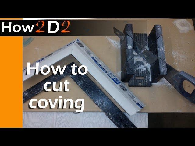 HOW TO CUT COVING  Gypro Cove internal & external corner cutting video