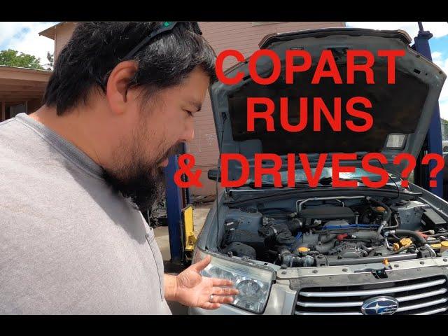 COPART LIES!!! 2006 Subaru Forester Runs and Drives???