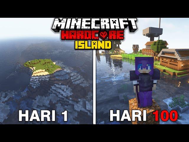 100 Hari Minecraft Hardcore Tapi PULAU TERPENCIL