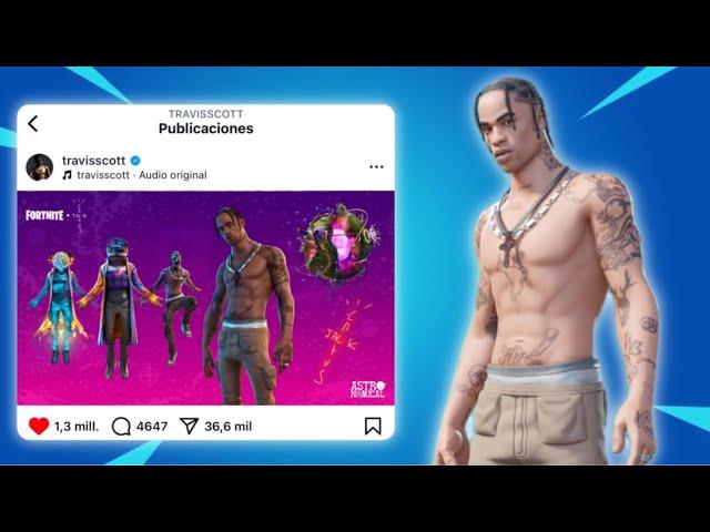 TRAVIS SCOTT OFFICIALLY ANNOUNCES HIS NEW SNEAKERS!! COULD YOU RETURN YOUR SKIN TO FORTNITE?